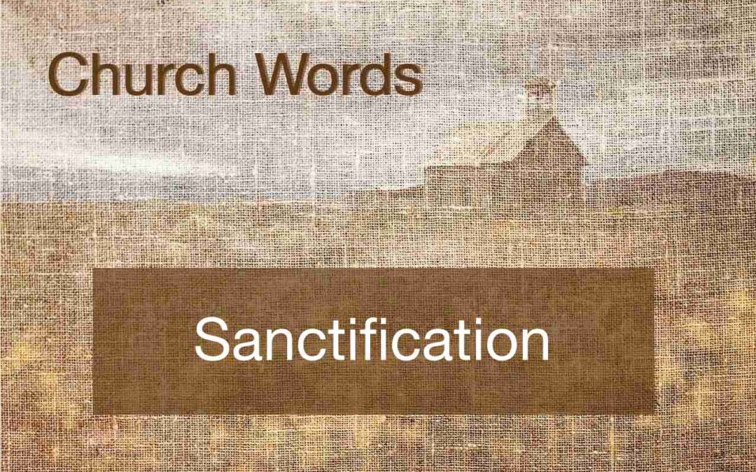 Sanctification is purity before God